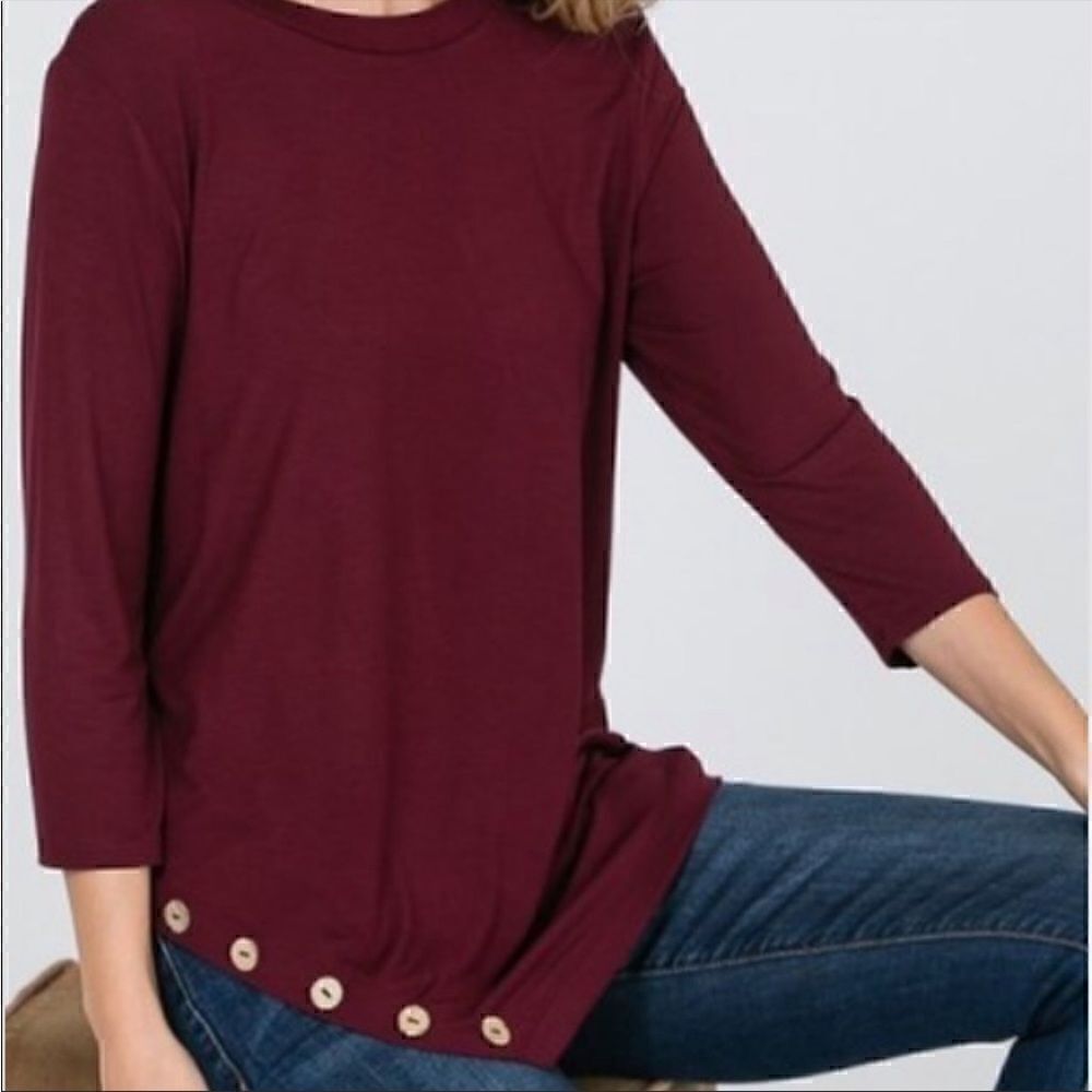 Wine blouse                   